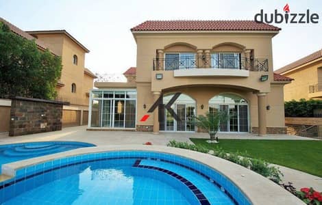 Amazing View - Luxury Finished Stand Alone with pool For Rent in Mirage City - New Cairo