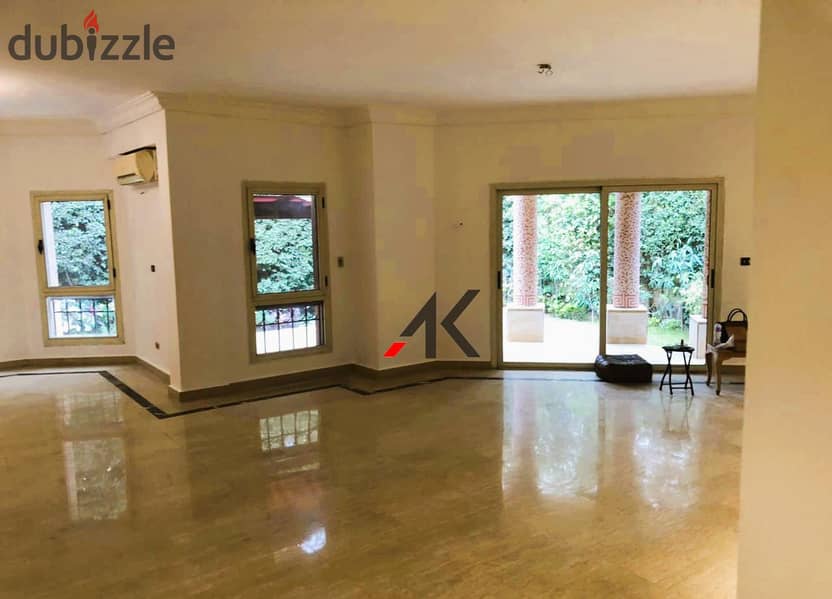 Fully Finished Stand Alone with pool For Rent in kattameya Residence - New Cairo 2