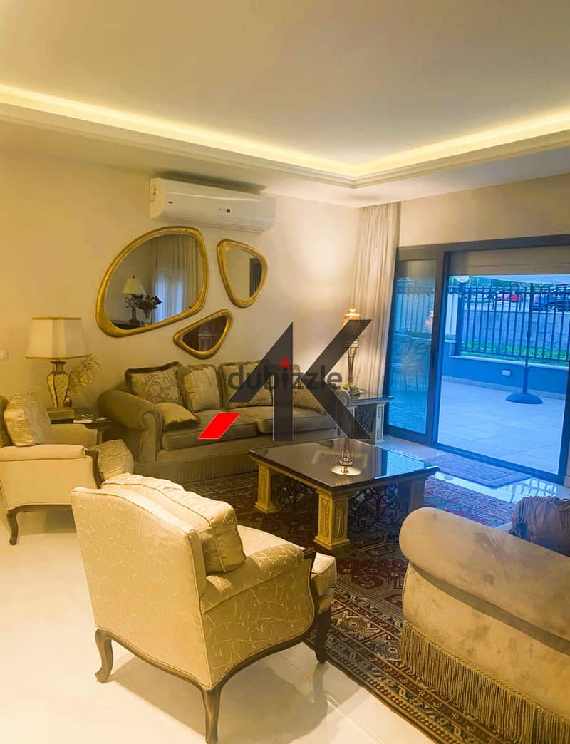 Prime Location Furnished Apartment with garden For Rent in Eastown - New Cairo 22