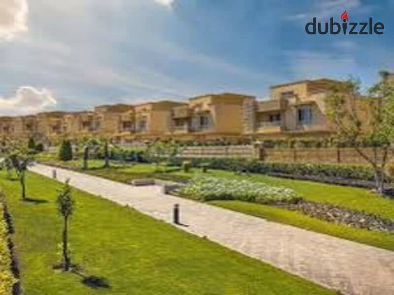 Apartment with garden, fully finished, in Jewar Compound, including 2 master bedrooms, Apartment for sale in Sheikh Zayed, near Al Yasmine Compound 7