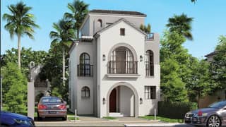 villa for sale 250m² in sarai, Mostakbal city next to madinaty on alamal road فيلا للبيع 250م في سراي، مستقبل سيتي بجوار مدينتي على محور الامل 0