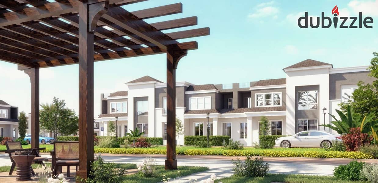 تاون هاوس كورنر للبيع 240 متر في سراي مستقبل سيتي بجوار مدينتي على محور الامل Townhouse corner for sale 240 m² in sarai, mostakbal city next madinaty 4