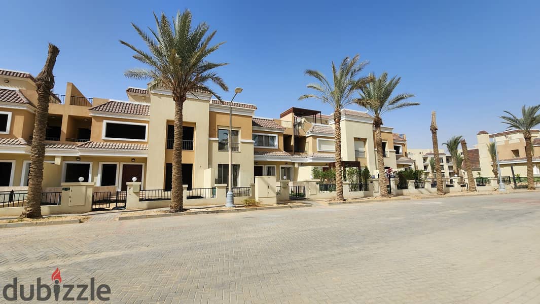 تاون هاوس كورنر للبيع 240 متر في سراي مستقبل سيتي بجوار مدينتي على محور الامل Townhouse corner for sale 240 m² in sarai, mostakbal city next madinaty 11