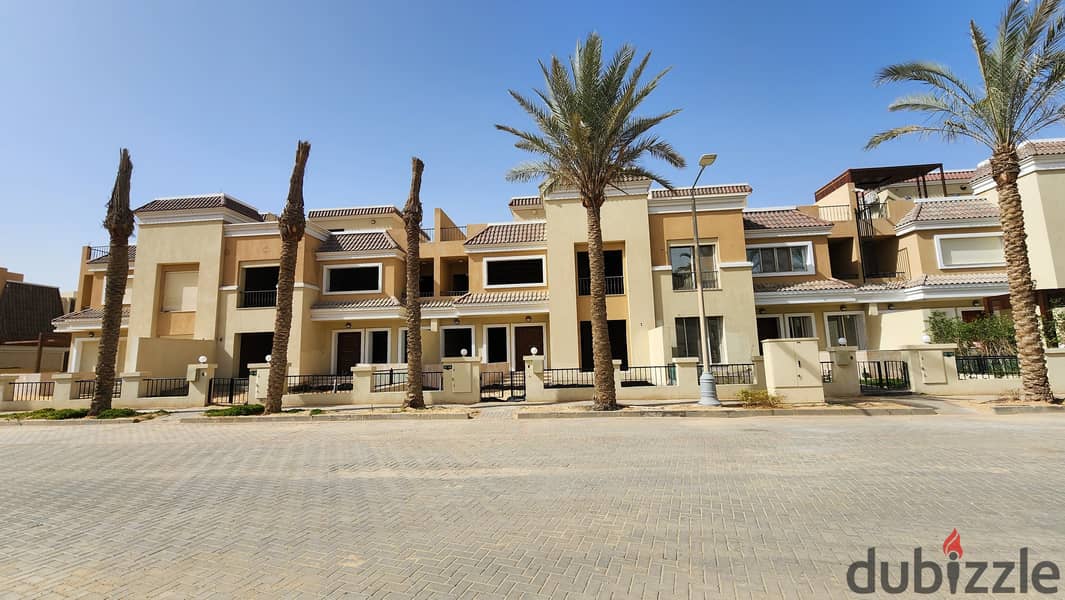 تاون هاوس كورنر للبيع 240 متر في سراي مستقبل سيتي بجوار مدينتي على محور الامل Townhouse corner for sale 240 m² in sarai, mostakbal city next madinaty 12