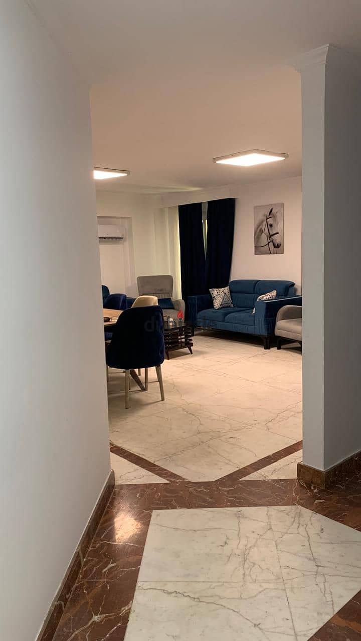 Apartment for rent 150m² in sheraton almatar motlka elarabi street fully furnished with ACs and devices  شيراتون المطار شارع المطلقة العربي 1