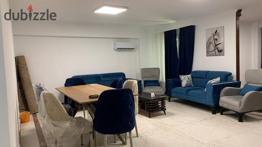 Apartment for rent 150m² in sheraton almatar motlka elarabi street fully furnished with ACs and devices  شيراتون المطار شارع المطلقة العربي 2