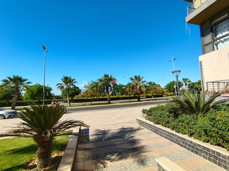 Apartment for sale in the most prominent stages of my city, B8, group 83, ground floor, with a sea garden and a wide garden, with all installments, at 3