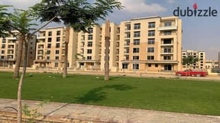 With the lowest down payment, I buy a two-bedroom apartment, wall in wall, with Madinaty in Sarai Compound 0