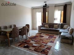 Furnished apartment for rent in the first compound in front of Gate 24, Al Rehab, in Dar Misr Al Qarnful