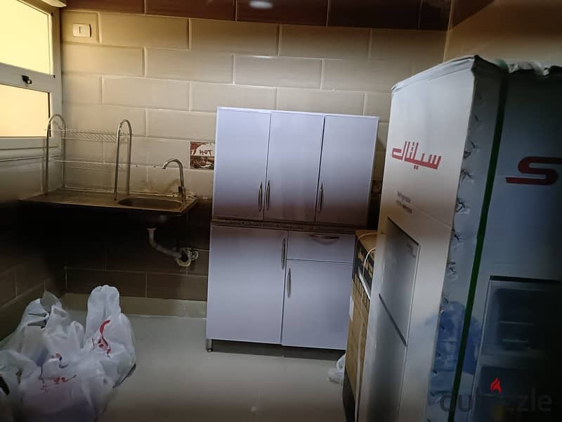 Furnished apartment for rent in the first compound in front of Gate 24, Al Rehab, in Dar Misr Al Qarnful 3