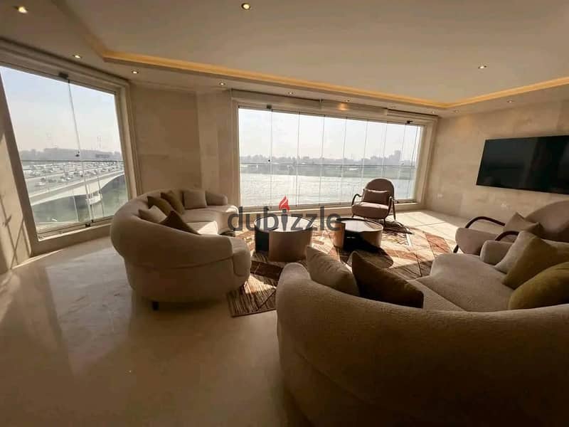 Fully finished and furnished with electrical appliances and air conditioning directly on the Nile110MOwn your unit in the first hotel project 21