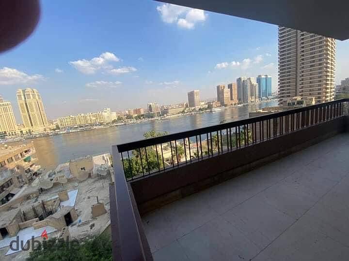 apartment for sale in ( Rêve Du Nil Tower Maadi ) - Ready to move -  ⁠Furnished with electrical appliances and air conditioning - Bua 60m 4