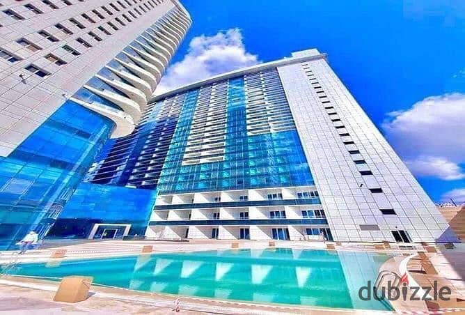 apartment for sale in ( Rêve Du Nil Tower Maadi ) - Ready to move -  ⁠Furnished with electrical appliances and air conditioning - Bua 60m 5