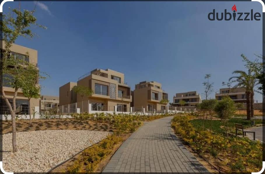 Twin House for sale ( Palm hills new Cairo) - Bua 300m + Roof 88m -view Landscape 5