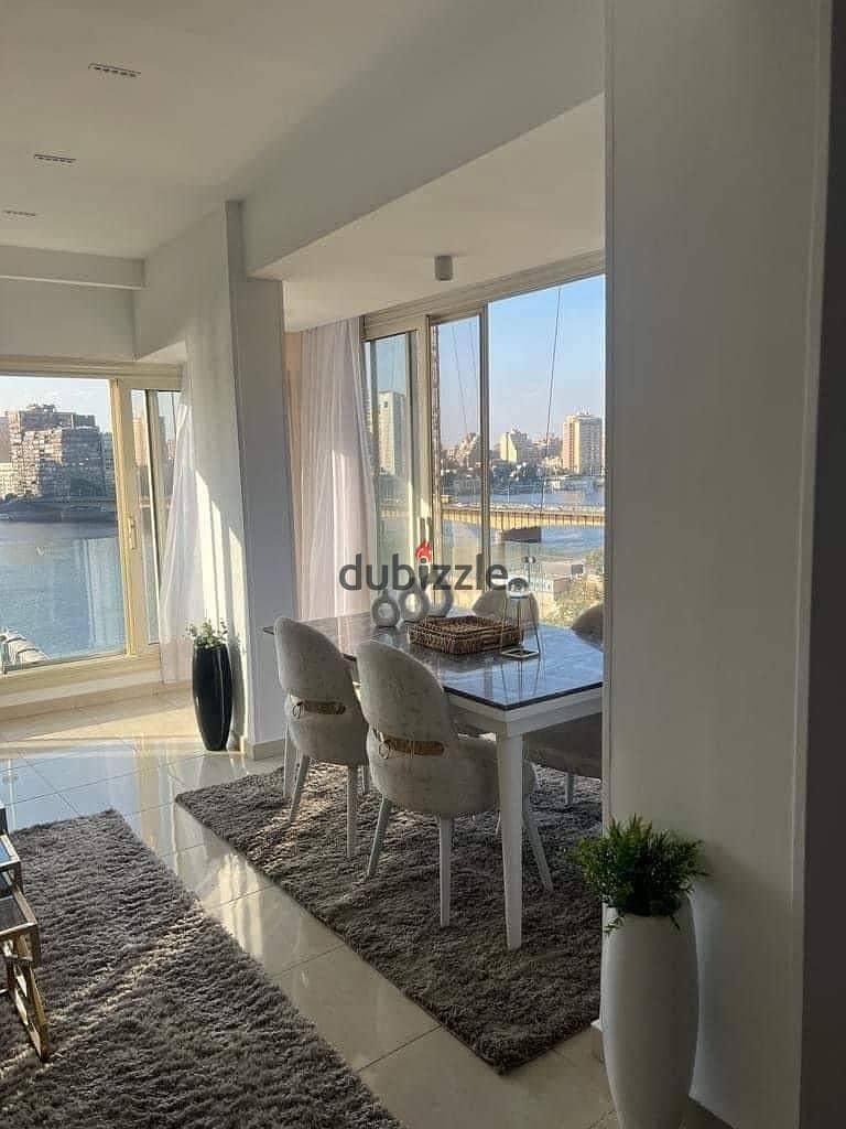 Apartment Sea View  for Sale  Fully finished  . Hotel furnishings, highest level appliances and air conditioning on Maadi Corniche 6