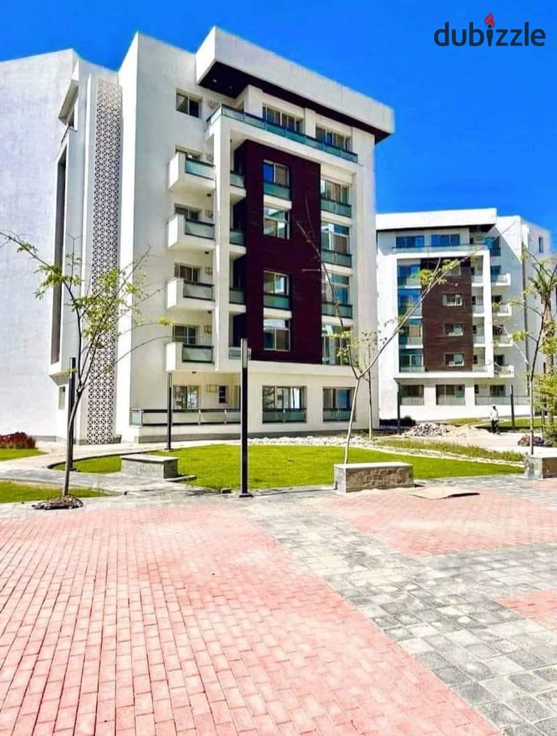 Apartment for sale in Al Maqsad Compound in the heart of the Administrative Capital (R3). Immediate receipt, fully finished. 2