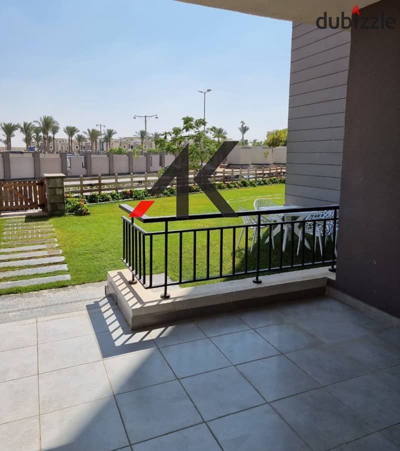 Finished Ground Apartment  with Garden For Rent in Cairo Festival City - CFC - New Cairo 19