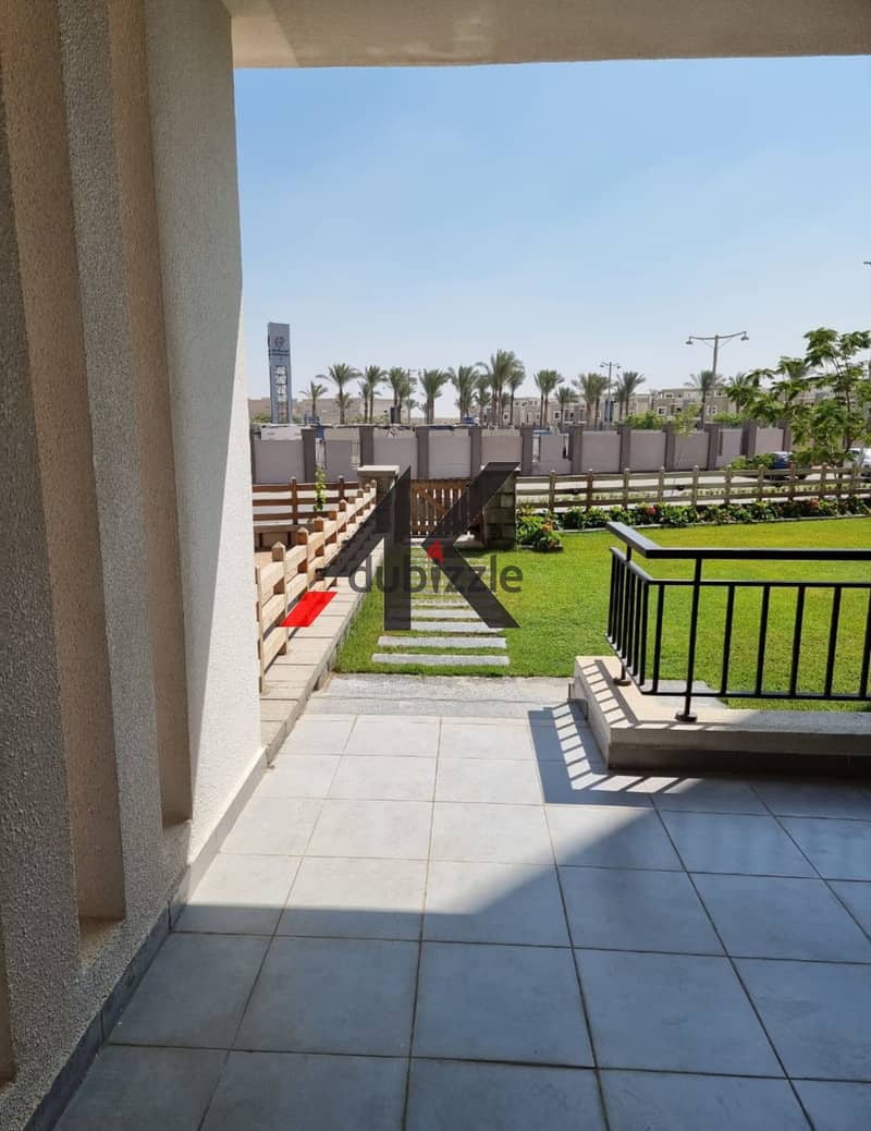 Finished Ground Apartment  with Garden For Rent in Cairo Festival City - CFC - New Cairo 28