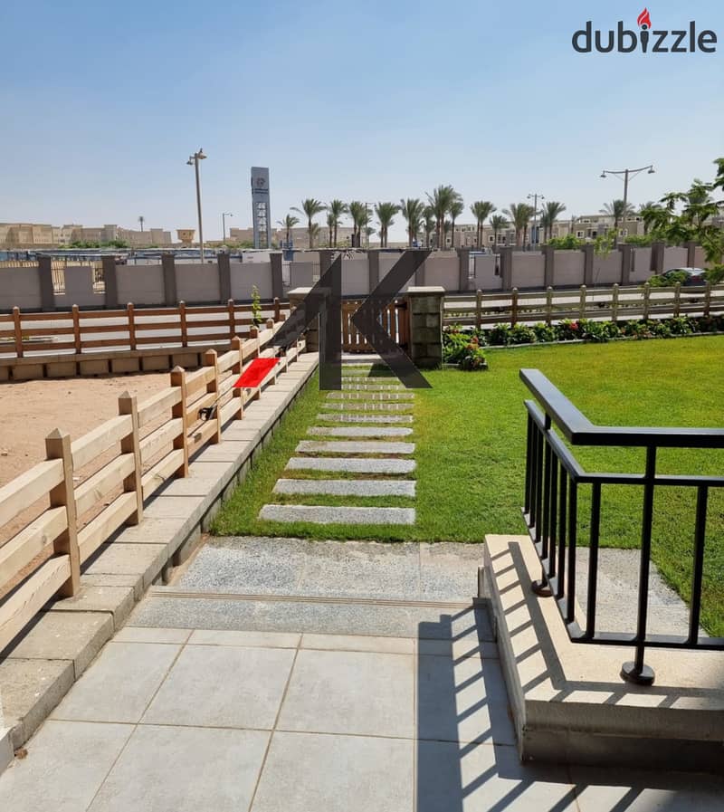 Finished Ground Apartment  with Garden For Rent in Cairo Festival City - CFC - New Cairo 29