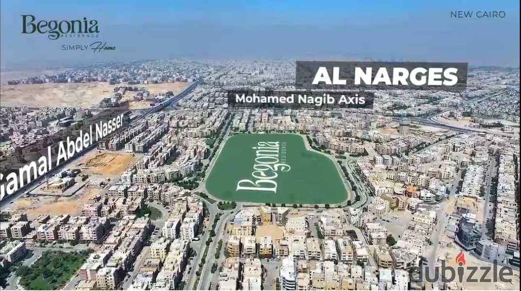 فيلا دوبلكس 217م للبيع موقع مميز في القاهره الجديده التجمع الخامس في كمبوند Begonia Residence قسط 134 الف فقط 2