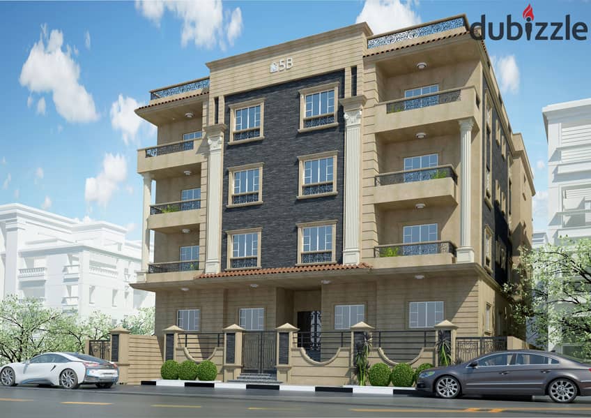 Apartment 245m in 9th District, 6th of October, in a prime location directly on Tahrir Street Cash or Installment 0