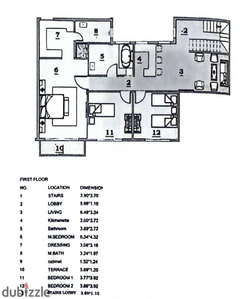 Villa duplex for sale  266 m with 80 m Garden in Valencia  Valley New Cairo 8