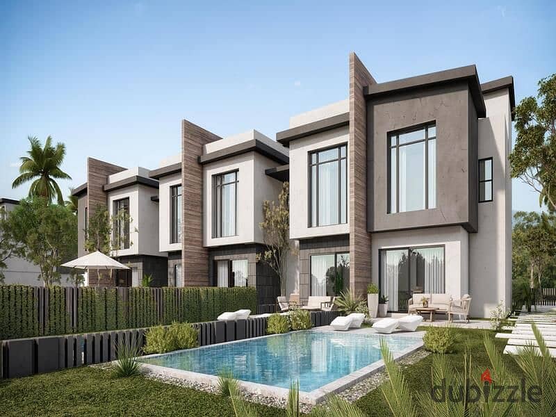 Apartment 128m Direct on Suez Road with DP 10% in Creek Town Compound 2