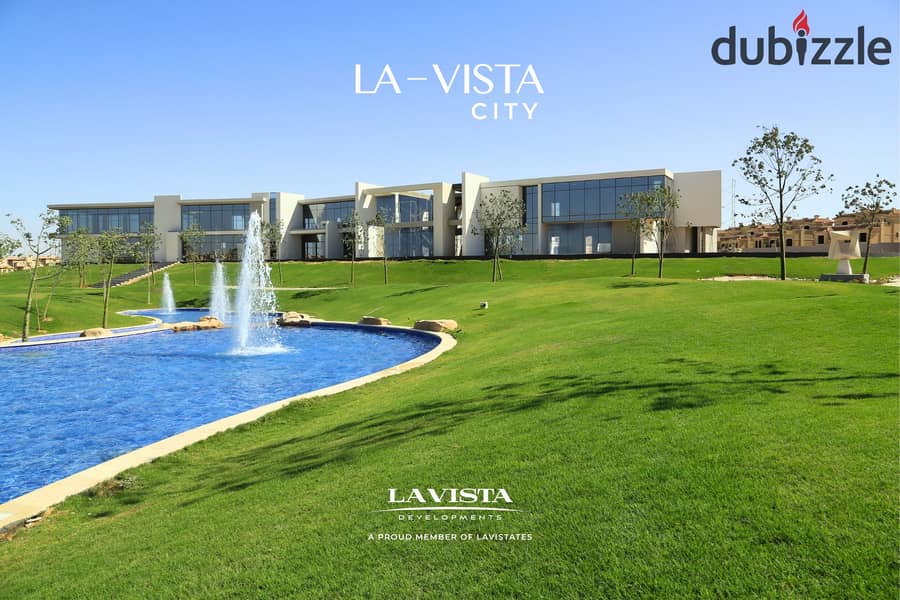 فيلا للبيع استلام فوري في كمبوند لافيستا سيتي LA Vista City القاهرة الجديدة 4