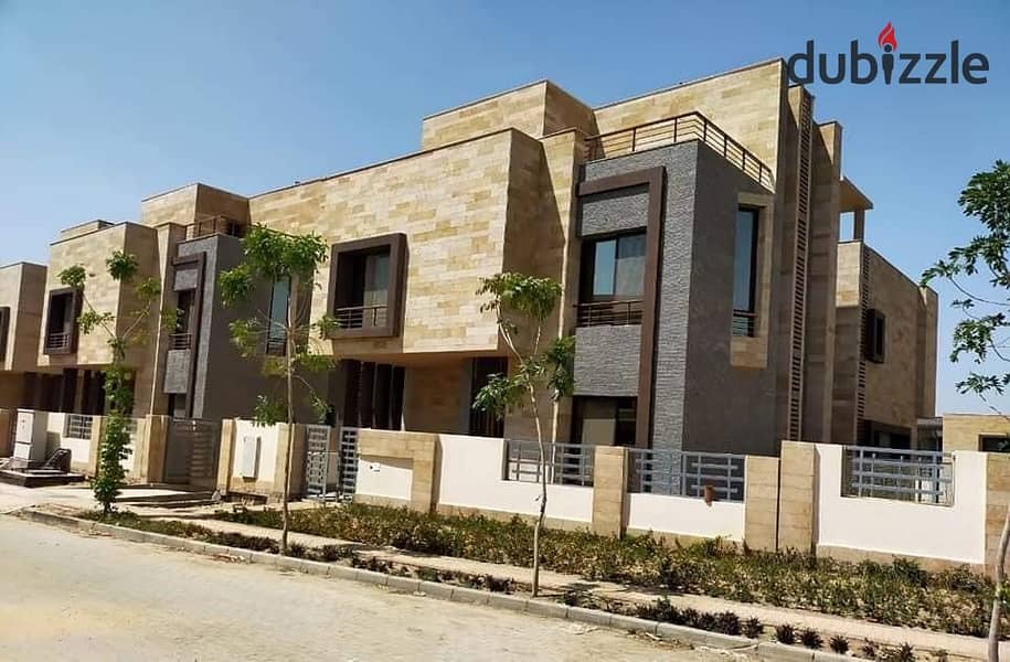 Quattro Villa for sale, 143 m, ground floor + first floor, in Taj City Compound, Origami Golf Phase, New Cairo, with a down payment of 825 thousand 24