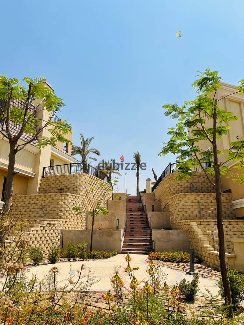 استثمر في S Villa مساحة 212م دورين بكمبوند سراي Sarai بالقرب من مدينة المستقبل في مرحلة مميزة بالتقسيط على 8 سنوات 20