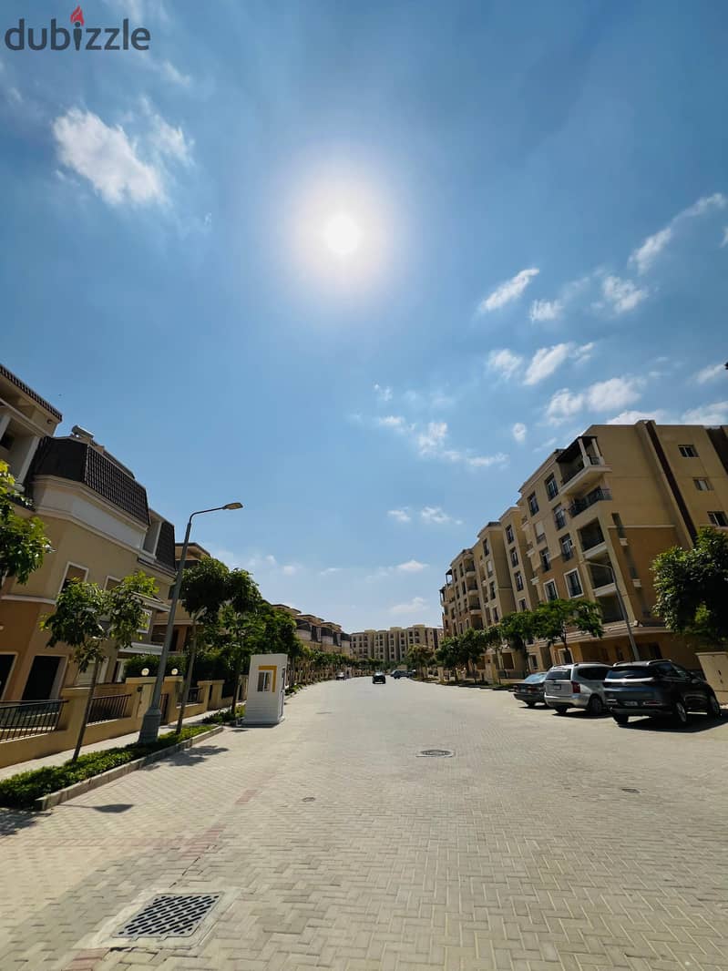 Your entire apartment has a garden view in Sarai, a 130m apartment with two rooms and a large garden of 322m in the Esse phase in Sarai Compound in Ne 1