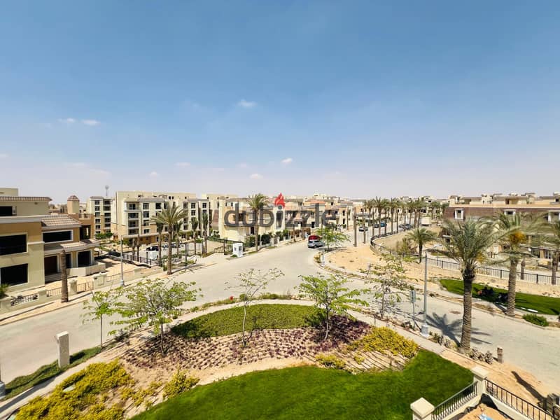 Your entire apartment has a garden view in Sarai, a 130m apartment with two rooms and a large garden of 322m in the Esse phase in Sarai Compound in Ne 4