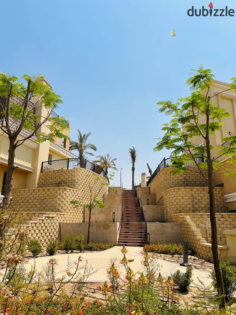 Your entire apartment has a garden view in Sarai, a 130m apartment with two rooms and a large garden of 322m in the Esse phase in Sarai Compound in Ne 20