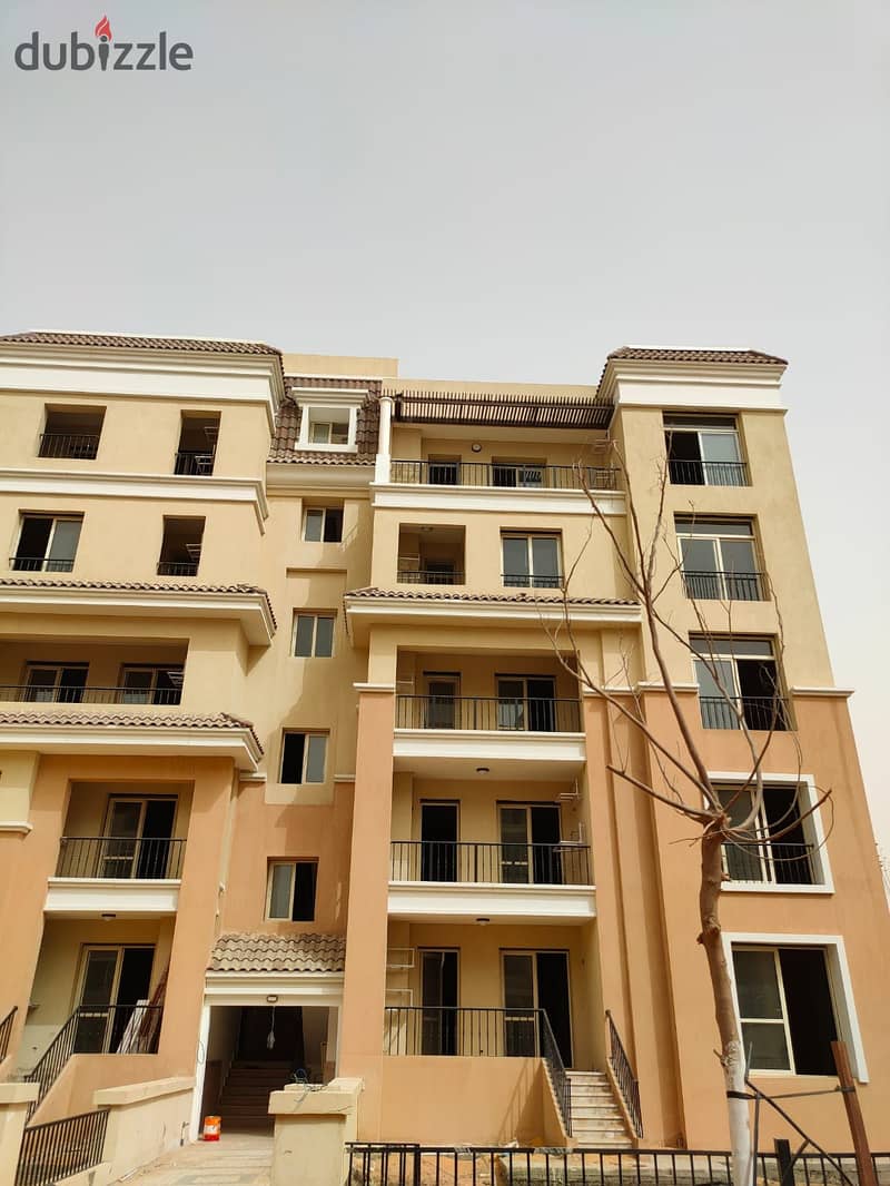 At an attractive price, own a 158-square-meter apartment in Sheya Phase, 3 rooms with a view in Sarai Compound, Sur B Sur, Madinaty, with a down payme 5