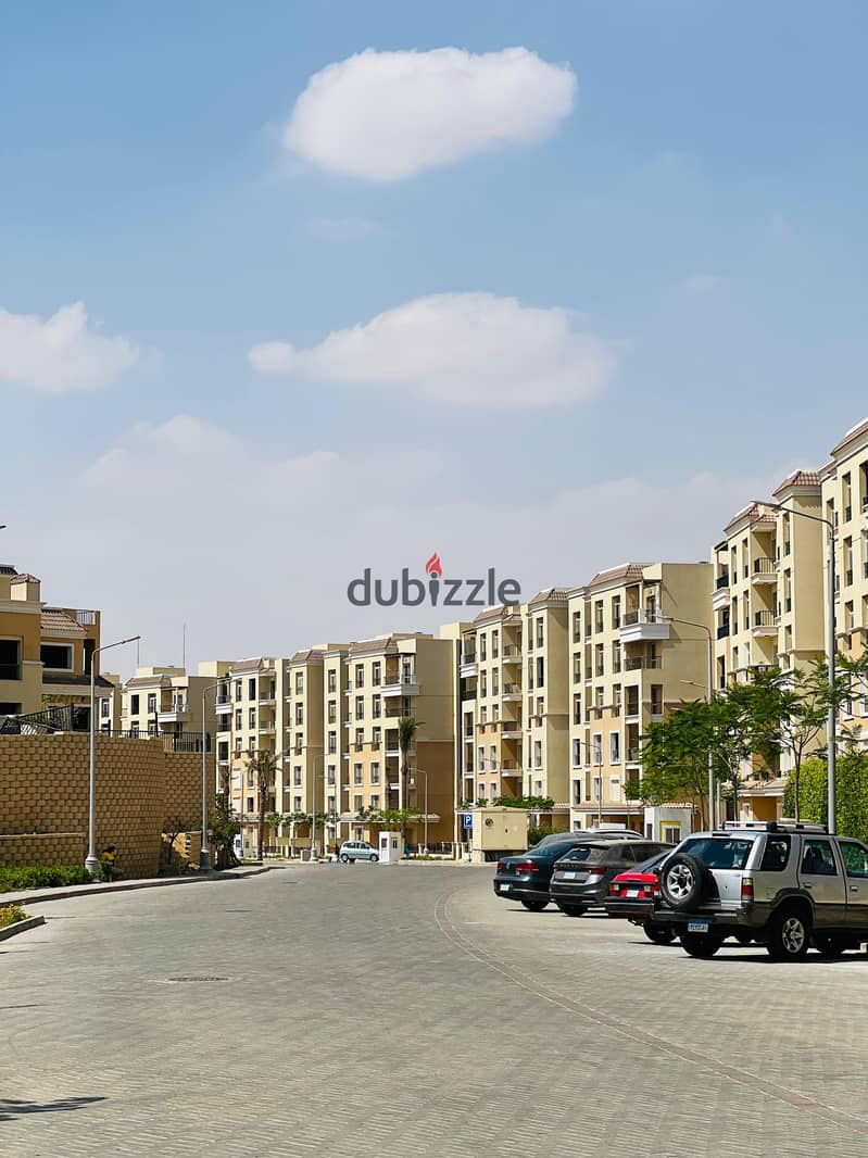 At an attractive price, own a 158-square-meter apartment in Sheya Phase, 3 rooms with a view in Sarai Compound, Sur B Sur, Madinaty, with a down payme 15