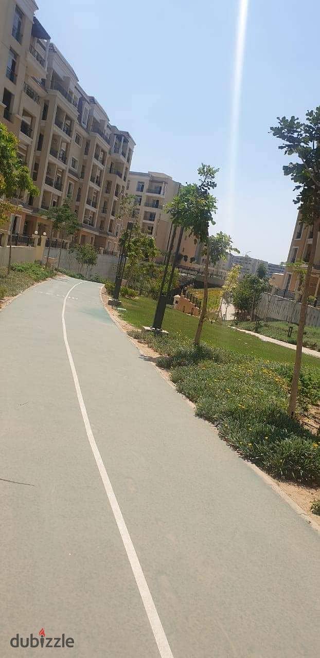 Duplex 206 m with a private garden of 120 m, a distinctive and spacious area with a modern design in Sarai Compound in New Cairo, next to Madinaty, wi 10