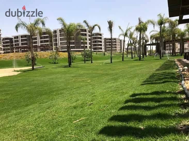 Own your villa in Taj City Compound, a distinctive townhouse, middle division, 155 m, with a direct view, with a down payment of 800 thousand and inst 19