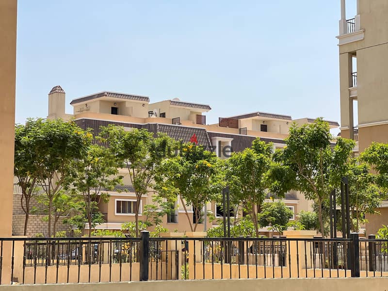 The best division in Sarai Compound, a 147-square-meter apartment, a repeated floor, with a distinctive view of the view, with a down payment of 381 t 19