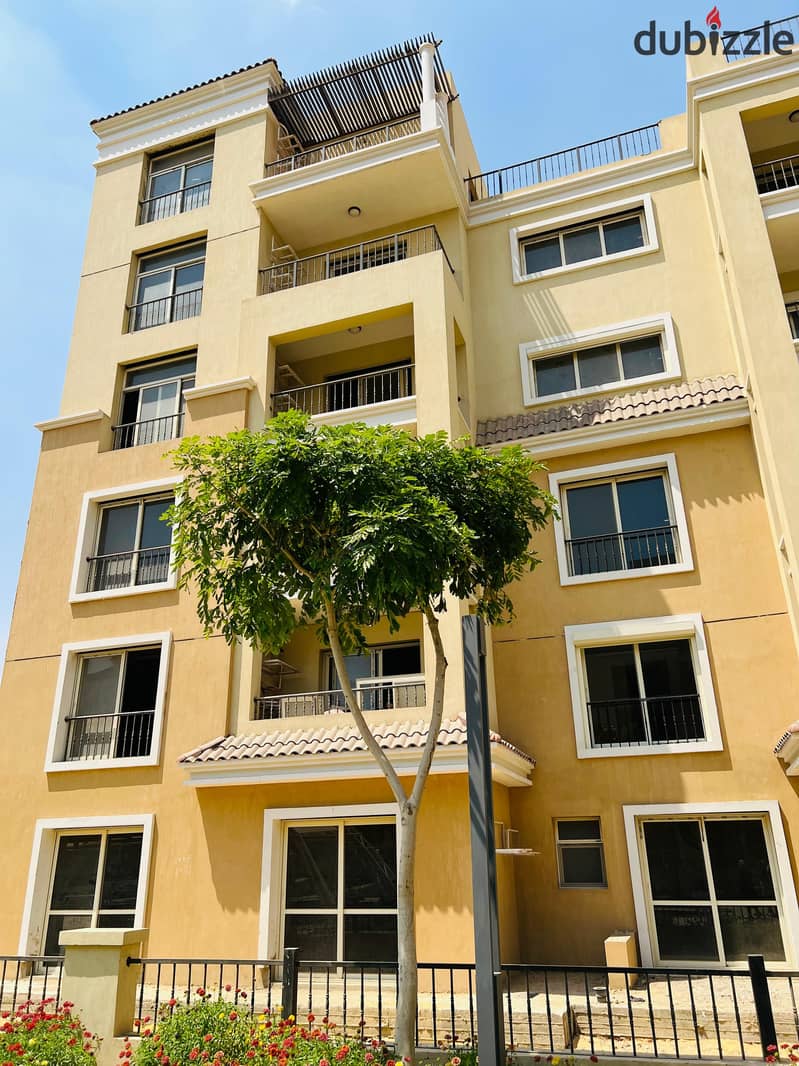 The best division in Sarai Compound, a 147-square-meter apartment, a repeated floor, with a distinctive view of the view, with a down payment of 381 t 20