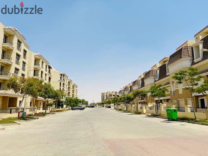 The best division in Sarai Compound, a 147-square-meter apartment, a repeated floor, with a distinctive view of the view, with a down payment of 381 t 26