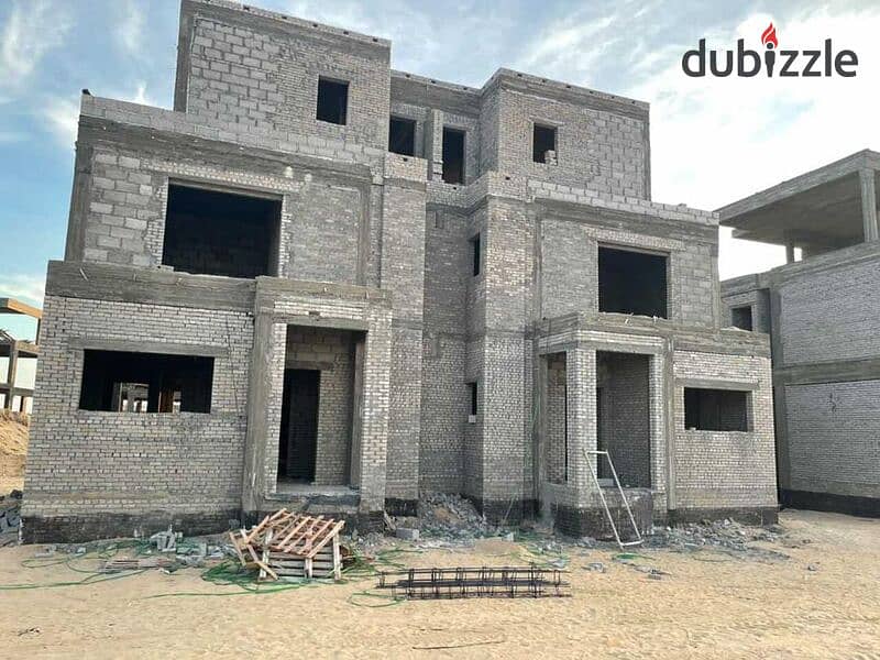 Twin house for sale, prime location and installments up to 9 years in Naya West Compound New Zayed 3