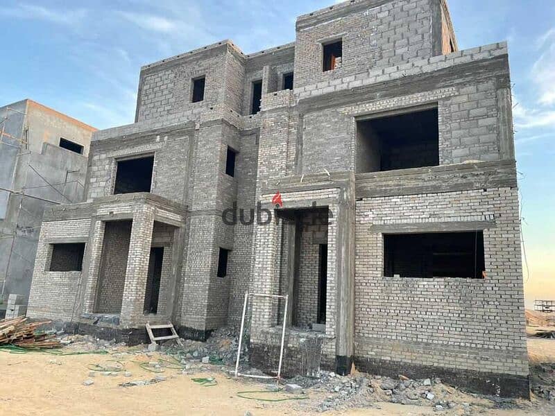 Twin house for sale, prime location and installments up to 9 years in Naya West Compound New Zayed 7