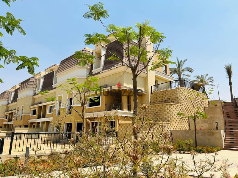 Villa 239m corner for sale with a distinctive design and spacious areas in Sarai Compound, Sur B Sur, Madinaty, with installments over 8 years 3