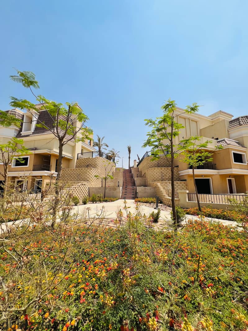 Villa 239m corner for sale with a distinctive design and spacious areas in Sarai Compound, Sur B Sur, Madinaty, with installments over 8 years 16