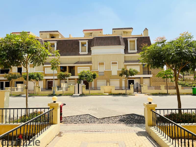 Book now in Sarai Compound next to the capital S Villa S Villa 239m corner, distinctive division ground floor, first floor and roof, in installments 6