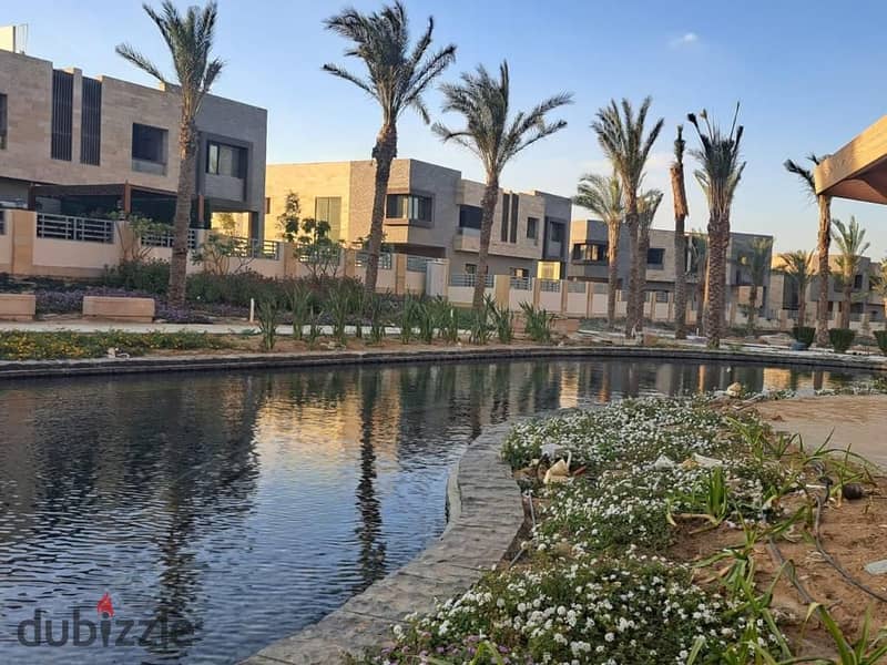 Duplex for sale in El Tagamoa, 208 m, very distinctive division, with a view, Origami Golf phase, in Taj City Compound, on Suez Road, with a 5% down p 18