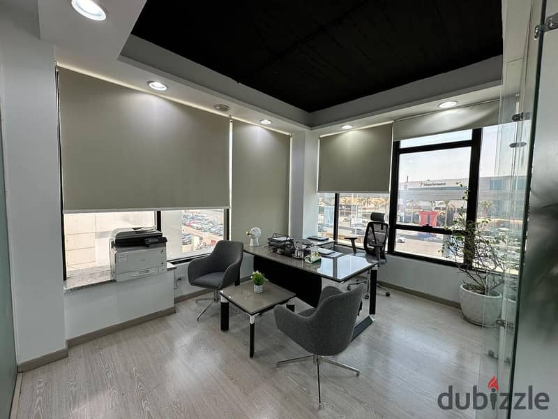 Administrative office for rent in a prime location in the Fifth Settlement on 90th Street, super luxe 5