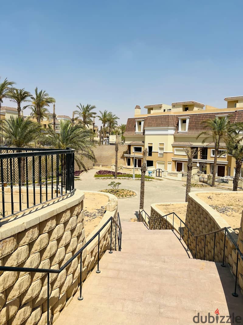 In a prime location in Sarai Compound, own S Villa, 239m corner double view, in the villas only phase of Rai Valleys, with a down payment starting fro 22