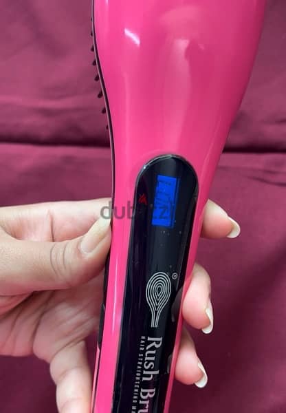 RUSH BRUSH hair straightener hot brush فرشاة تصفيف للشعر 1