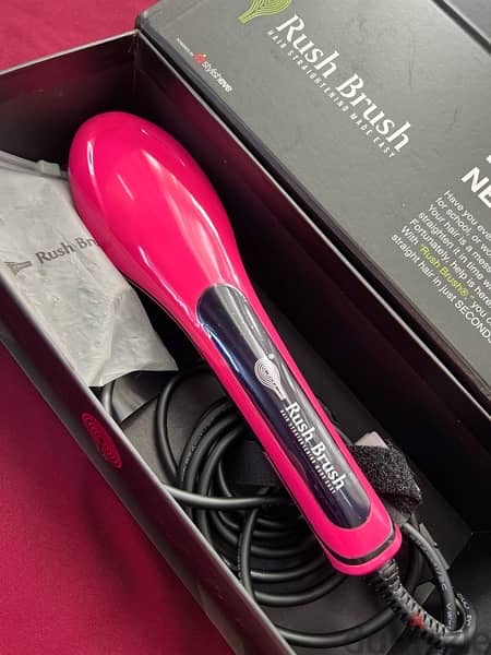 RUSH BRUSH hair straightener hot brush فرشاة تصفيف للشعر 2